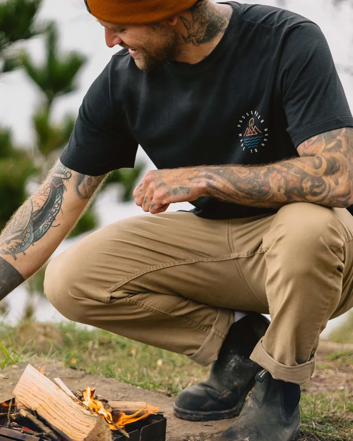 Escapism Recycled Cotton T-Shirt - Black