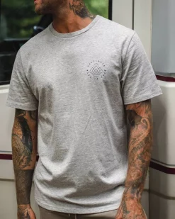 Escapism Recycled Cotton T-Shirt - Gray Marl