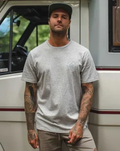 Escapism Recycled Cotton T-Shirt - Gray Marl