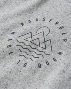 Escapism Recycled Cotton T-Shirt - Gray Marl