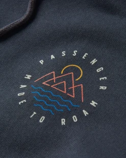 Escapism Recycled Cotton Hoodie - Black