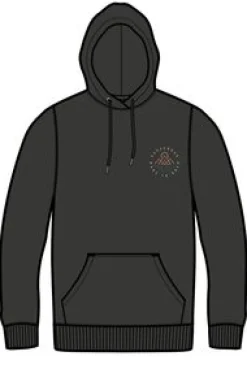 Escapism Recycled Cotton Hoodie - Black