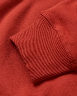 Escapism Recycled Cotton Hoodie - Red Ochre