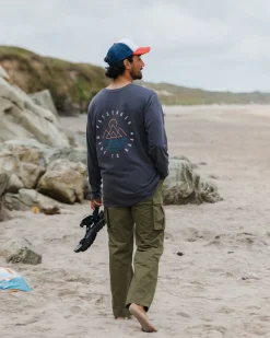 Escapism Recycled Long Sleeve T-Shirt - Faded Black