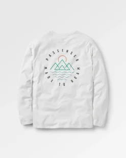Escapism Recycled Long Sleeve T-Shirt - White