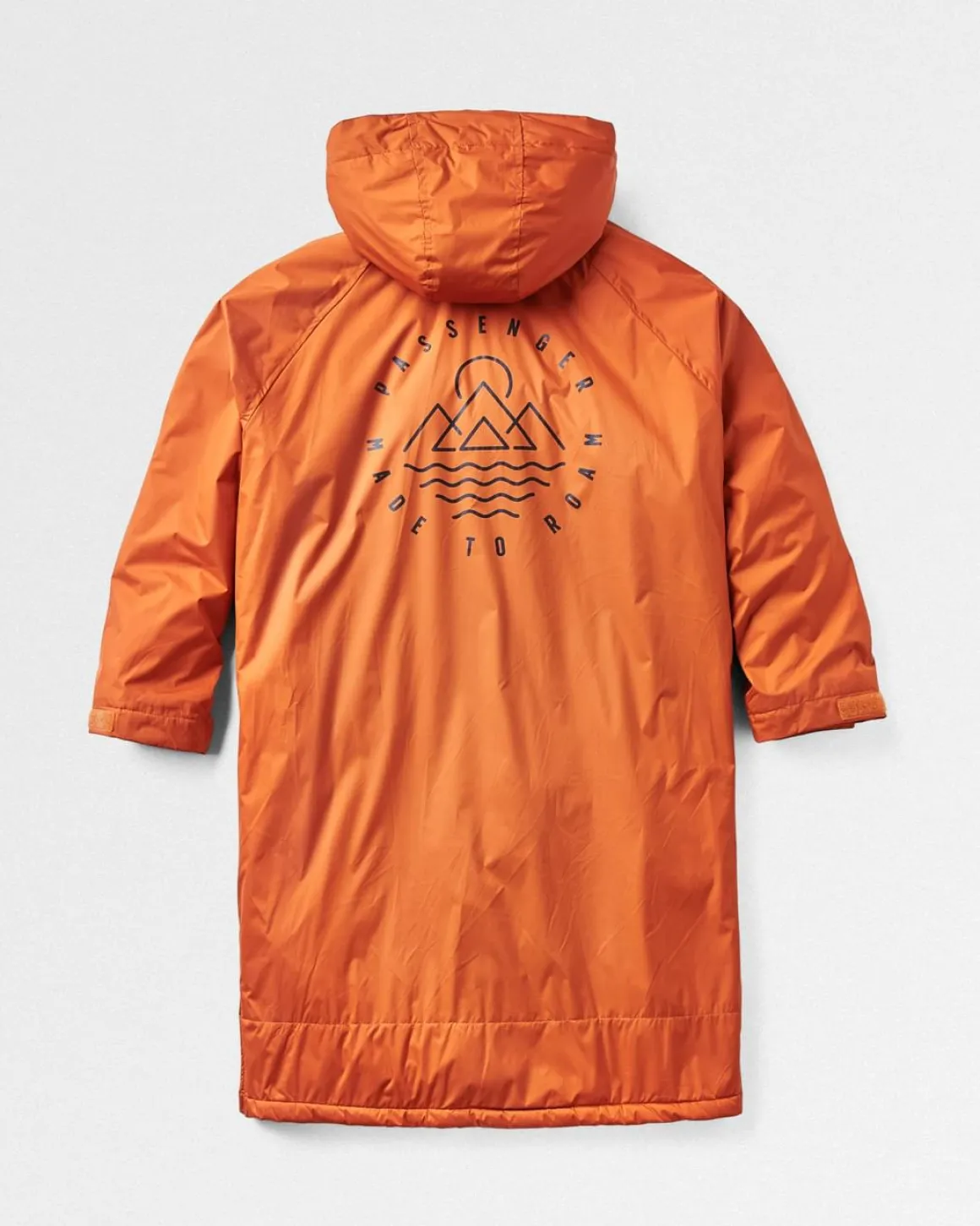 Escapism Recycled Sherpa Lined Changing Robe - Rust