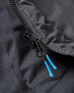 Escapism Recycled Towel Lined Changing Robe - Black