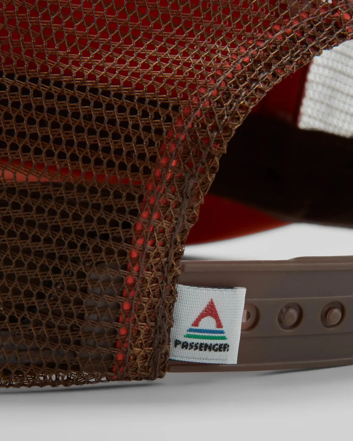 Escapism Trucker Hat - Chestnut/Sunrise Orange