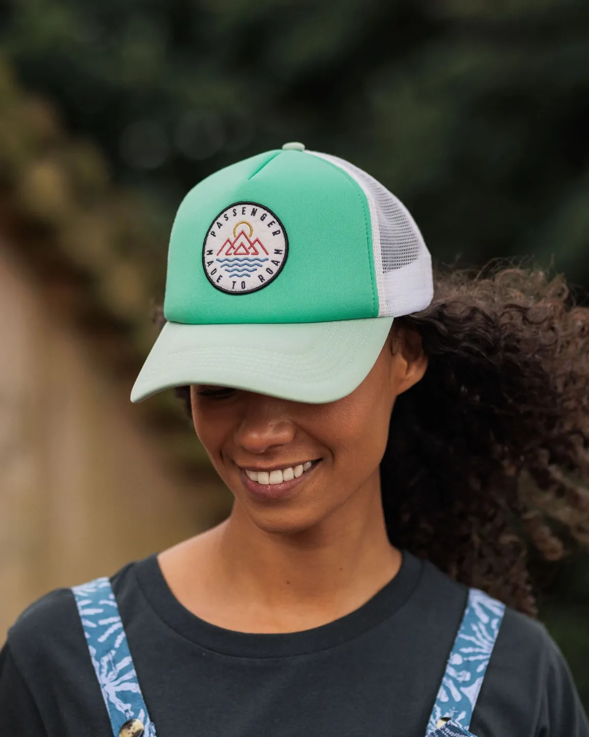 Escapism Trucker Hat - Green Fig