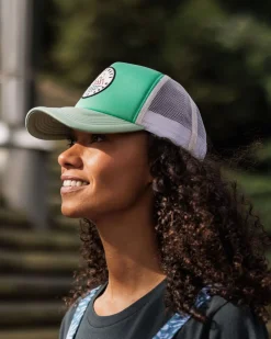 Escapism Trucker Hat - Green Fig