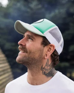 Escapism Trucker Hat - Green Fig