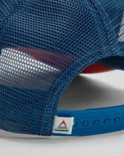 Escapism Trucker Hat - Moonlight Blue/Red Spice