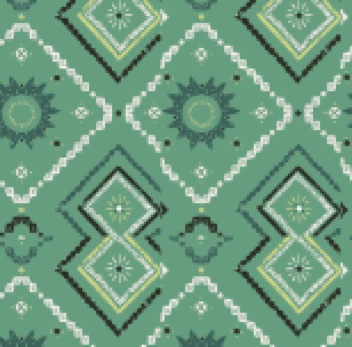 Fareway Recycled Cotton Maxi Skirt - Sunburst Green Spruce