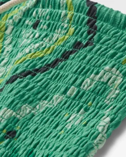 Fareway Recycled Cotton Maxi Skirt - Sunburst Green Spruce