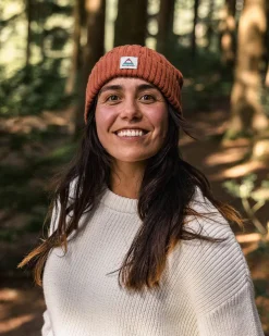 Fireside Recycled Cable Knit Beanie - Baked Clay