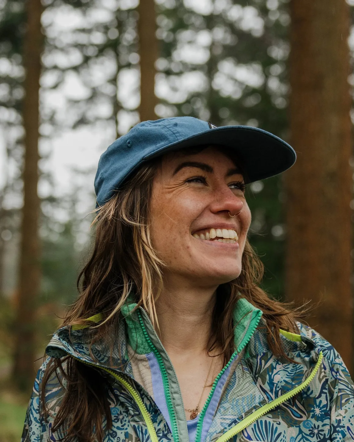 Fixie Recycled 5 Panel Hat - Tidal Blue