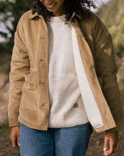 Flint Corduroy Shirt Jacket - Biscuit