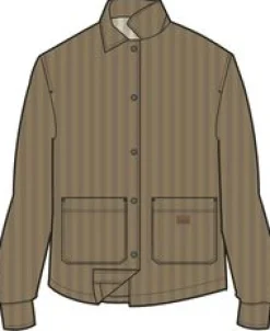 Flint Corduroy Shirt Jacket - Biscuit