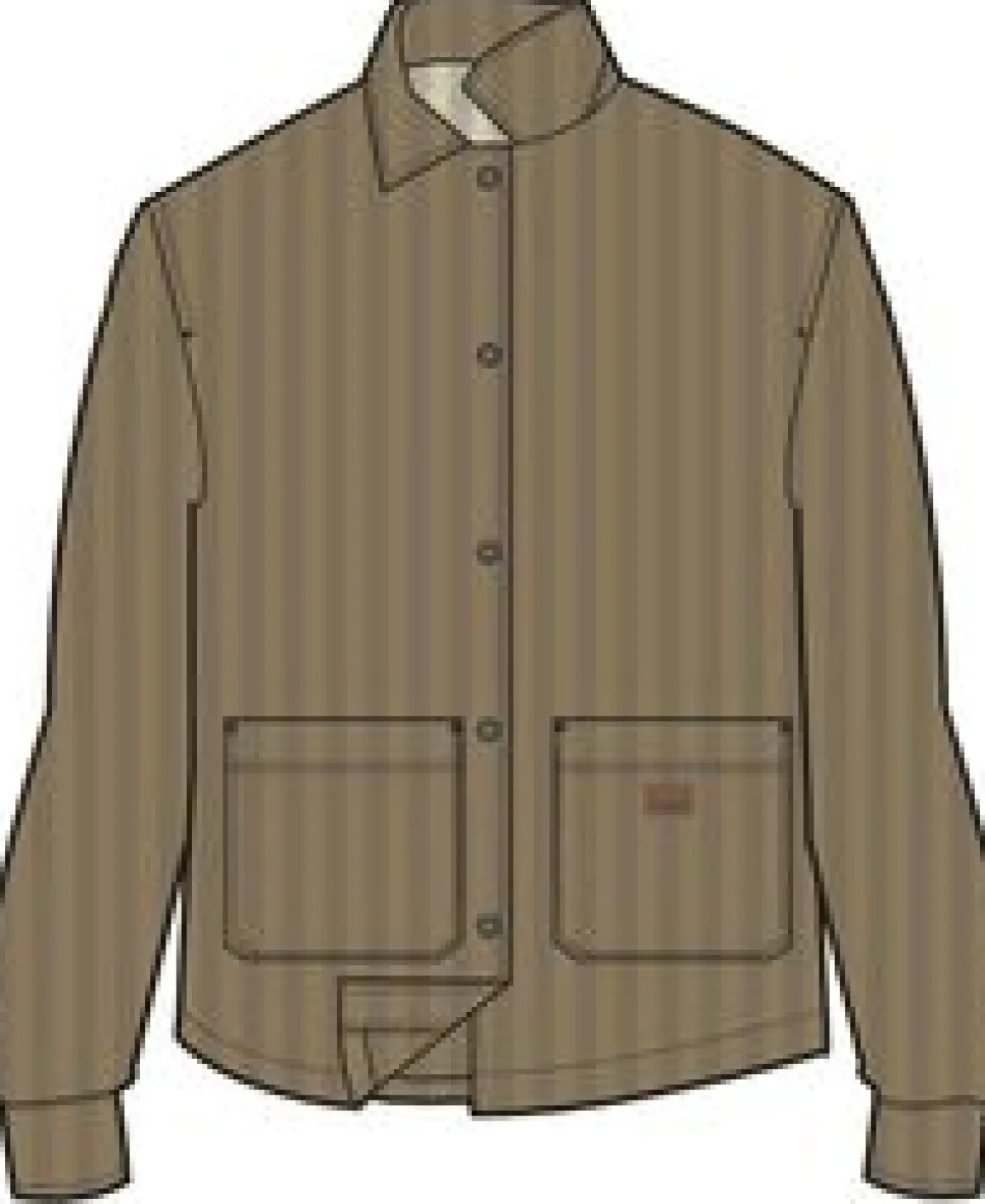 Flint Corduroy Shirt Jacket - Biscuit
