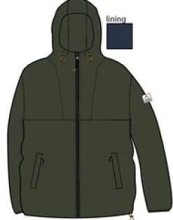 Flynn Recycled Insulated Jacket - Fir Tree