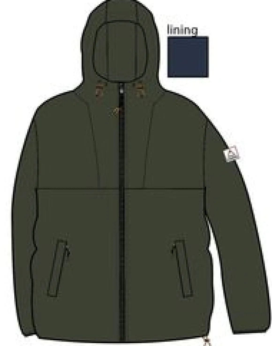 Flynn Recycled Insulated Jacket - Fir Tree
