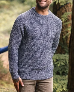 Fog Recycled Knitted Sweater - Gray Marl