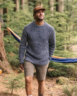 Fog Recycled Knitted Sweater - Gray Marl