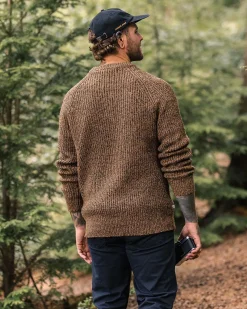 Fog Recycled Knitted Sweater - Dusty Ochre