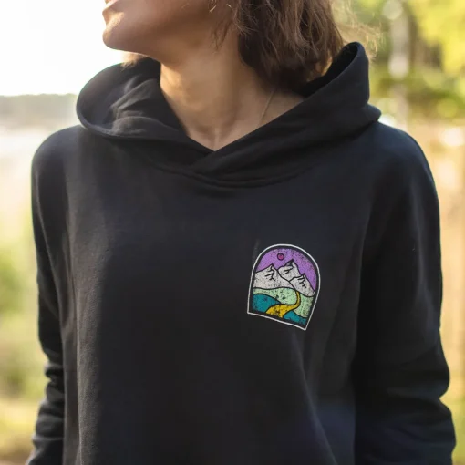 Friday Collective Recycled Cotton Hoodie - Black