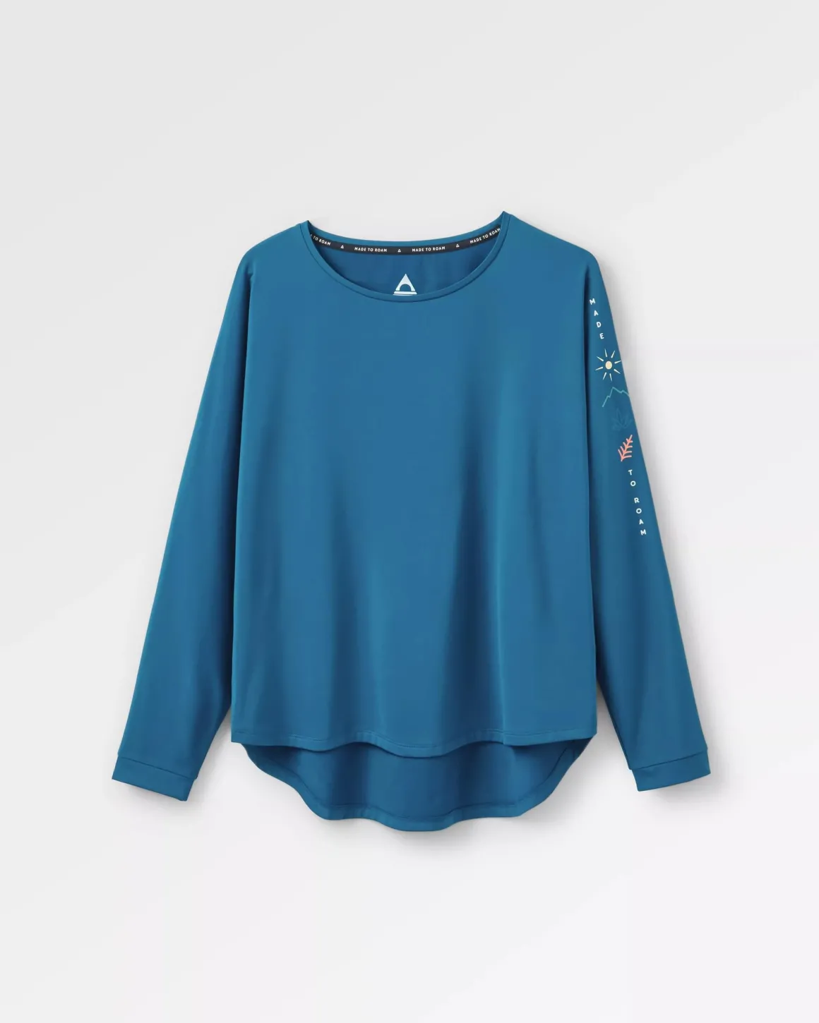 Hatha Recycled Active Top - Corsair Blue