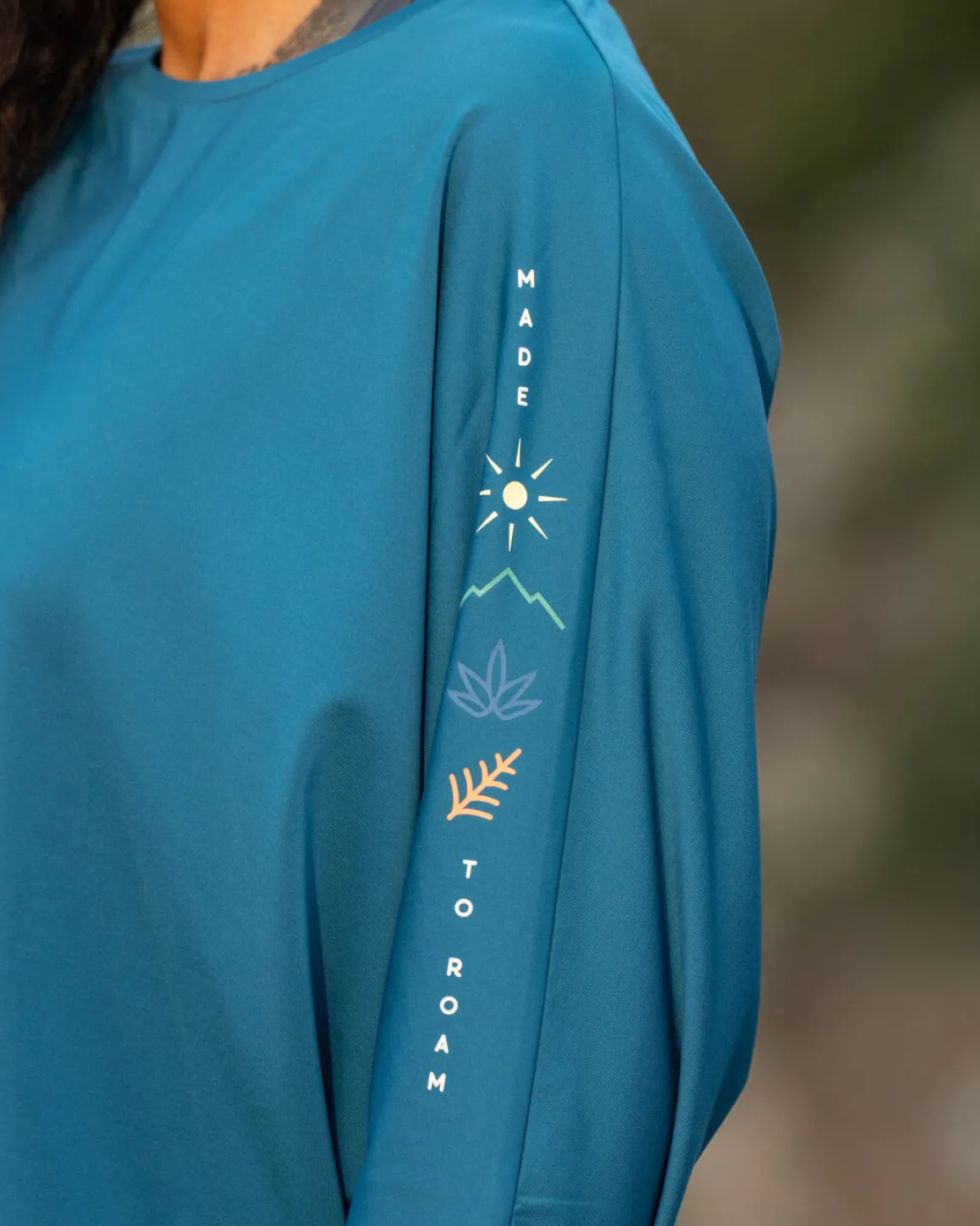 Hatha Recycled Active Top - Corsair Blue