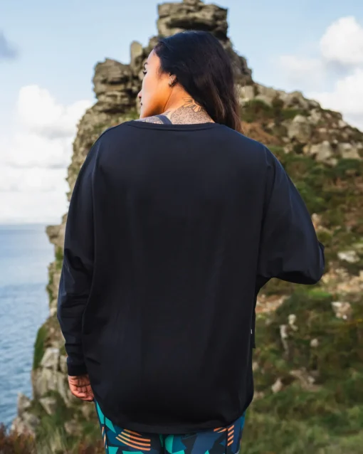 Hatha Recycled Active Top - Black