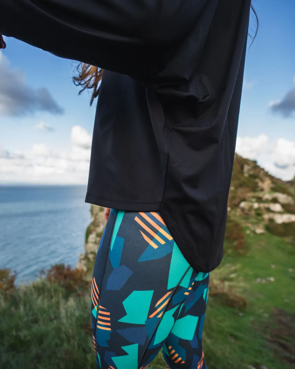 Hatha Recycled Active Top - Black