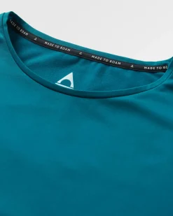 Hatha Recycled Active Top - Blue Steel