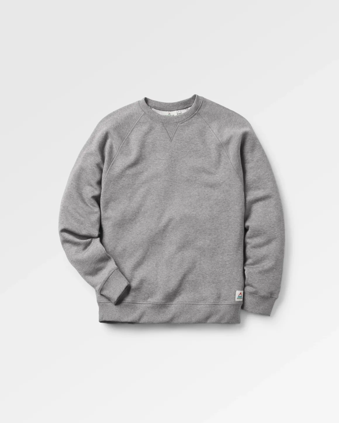 Heritage Recycled Cotton Sweatshirt - Dark Gray Marl