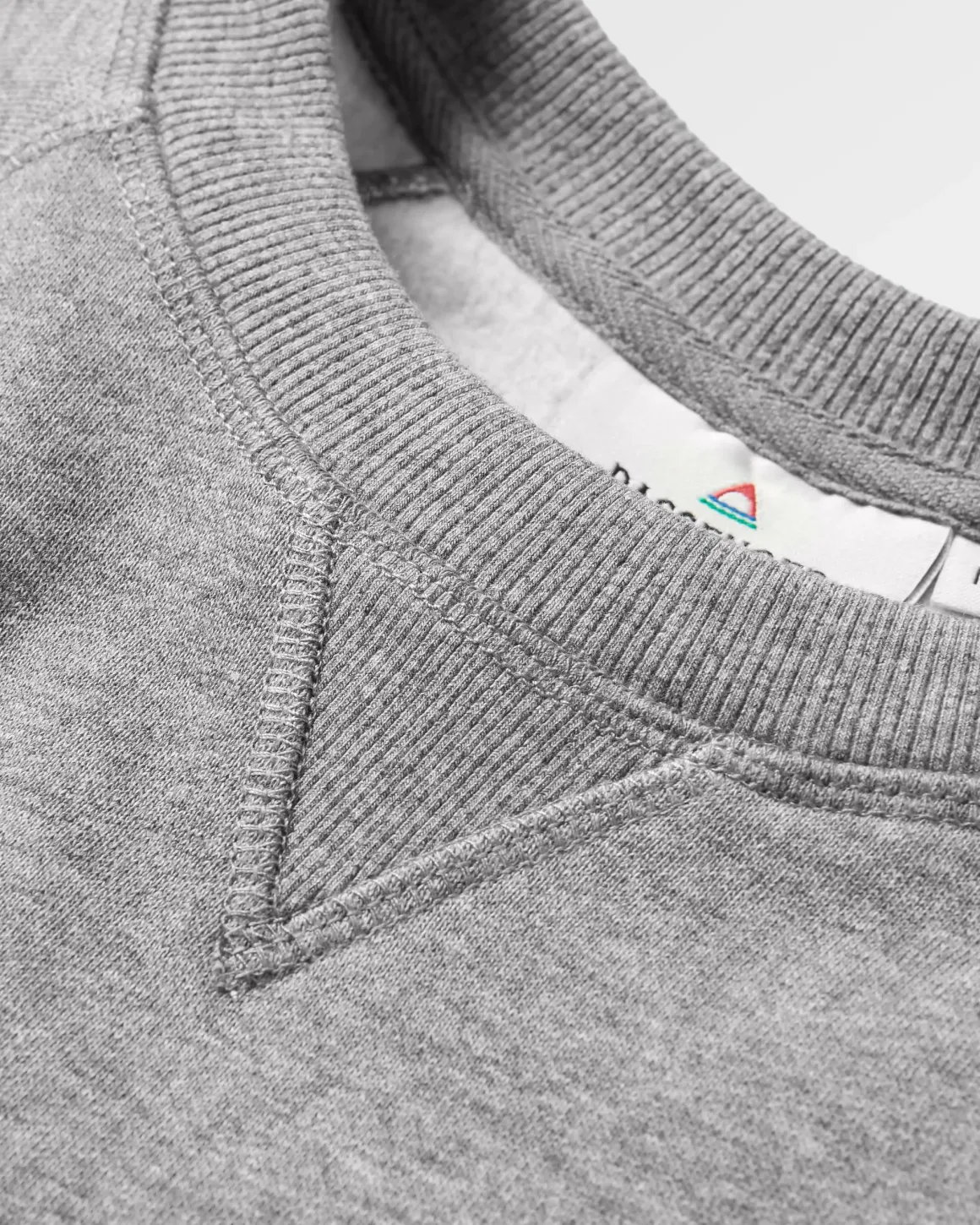 Heritage Recycled Cotton Sweatshirt - Dark Gray Marl