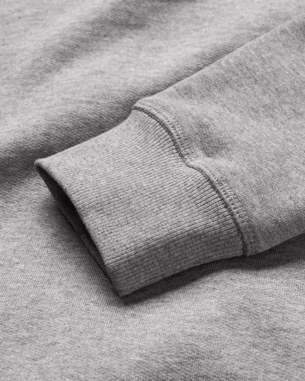 Heritage Recycled Cotton Sweatshirt - Dark Gray Marl