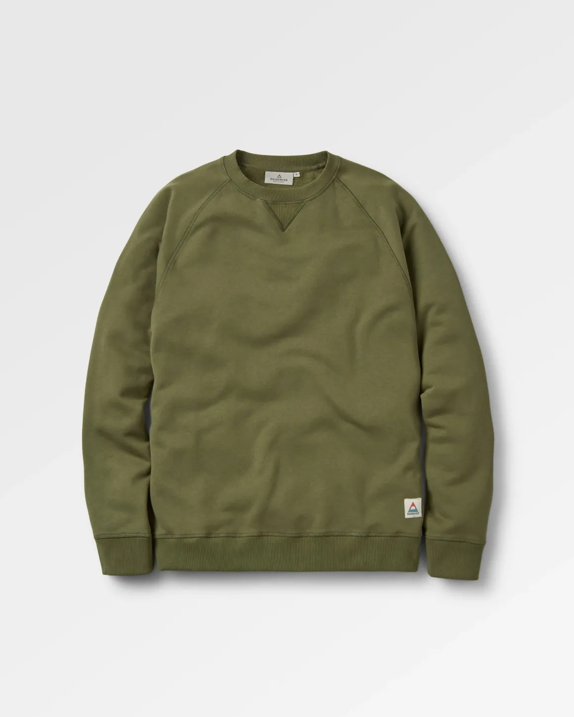 Heritage Recycled Cotton Sweatshirt - Khaki Green