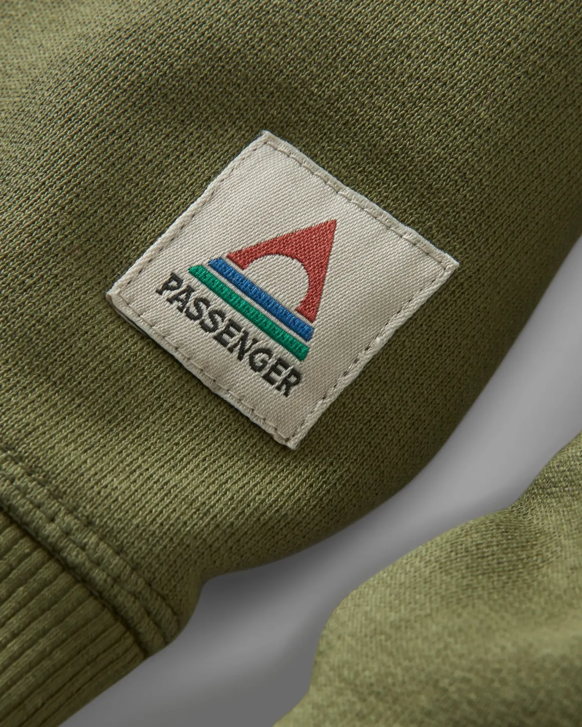 Heritage Recycled Cotton Sweatshirt - Khaki Green