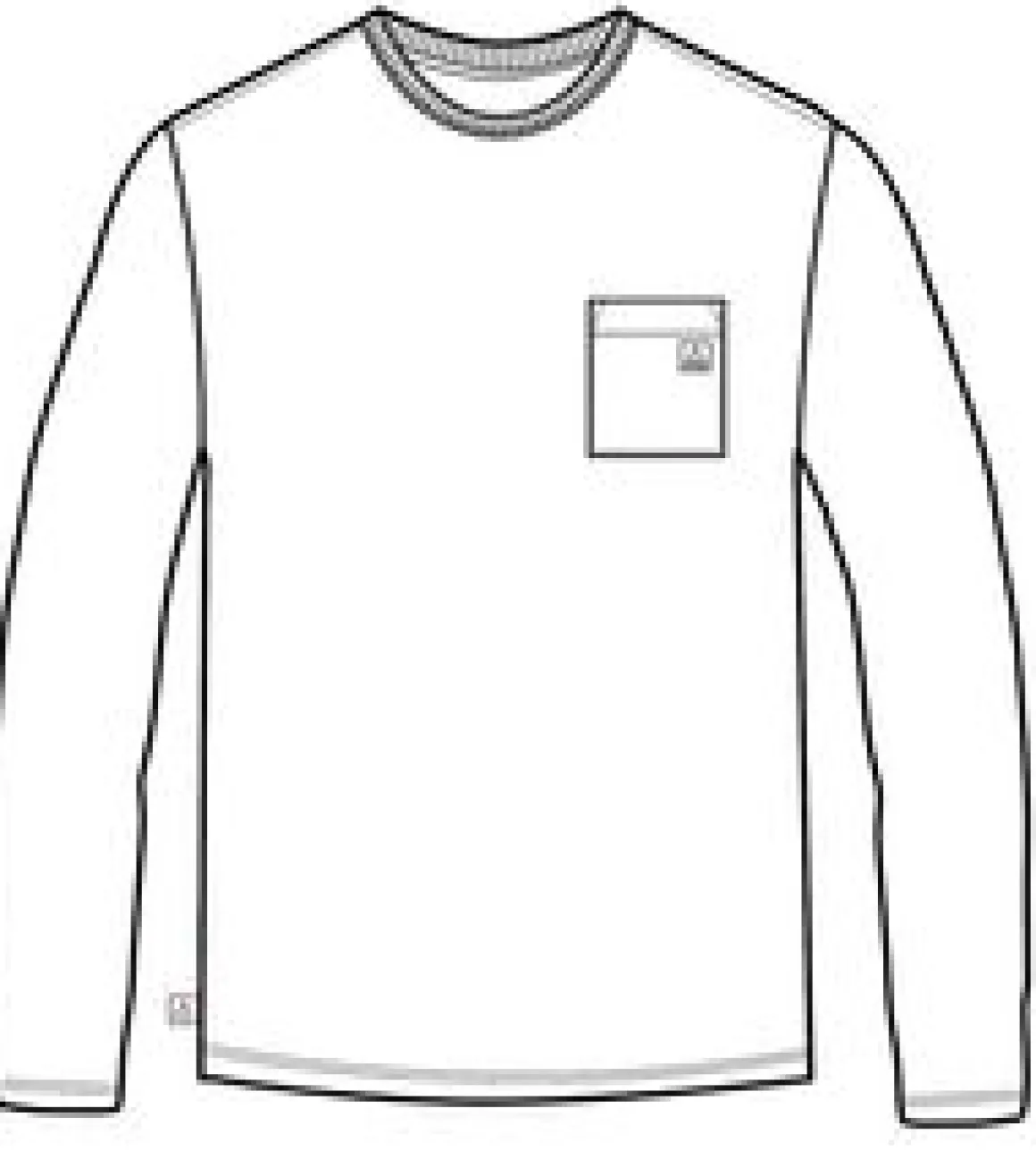 Heritage Recycled Relaxed Fit Long Sleeve T-Shirt - White