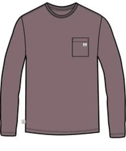 Heritage Recycled Relaxed Fit Long Sleeve T-Shirt - Grape