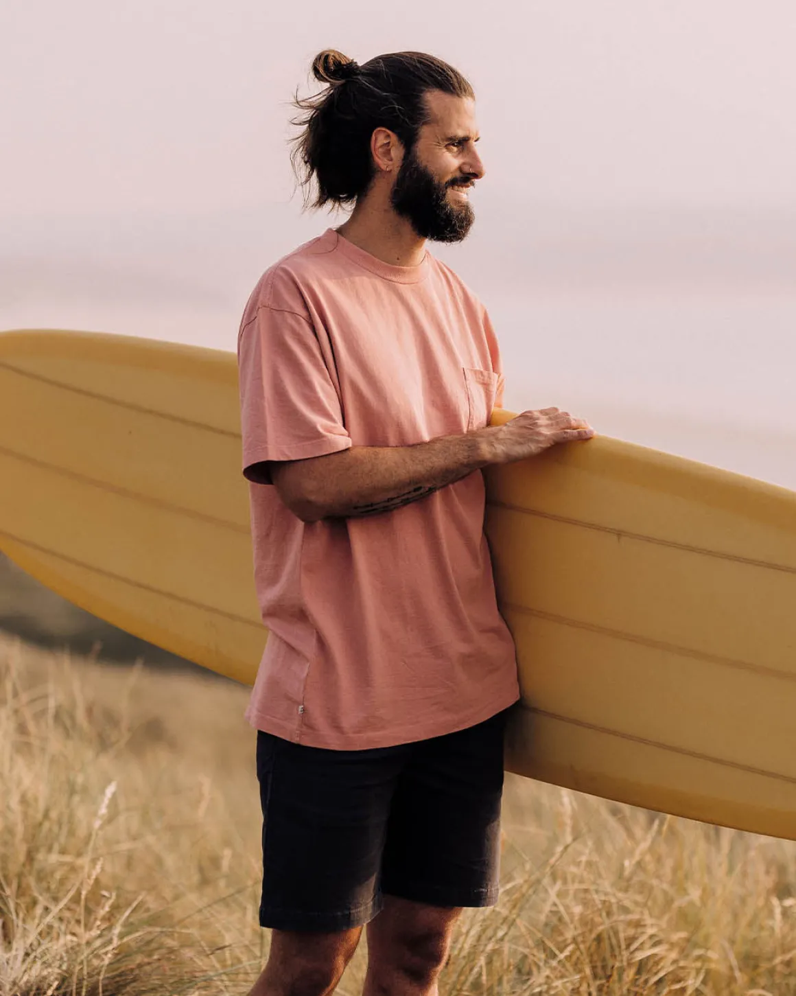 Heritage Recycled Relaxed Fit T-Shirt - Peach