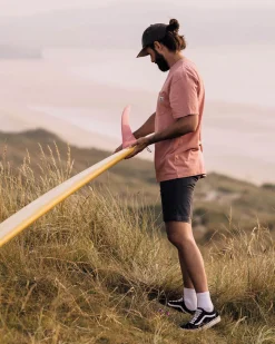 Heritage Recycled Relaxed Fit T-Shirt - Peach