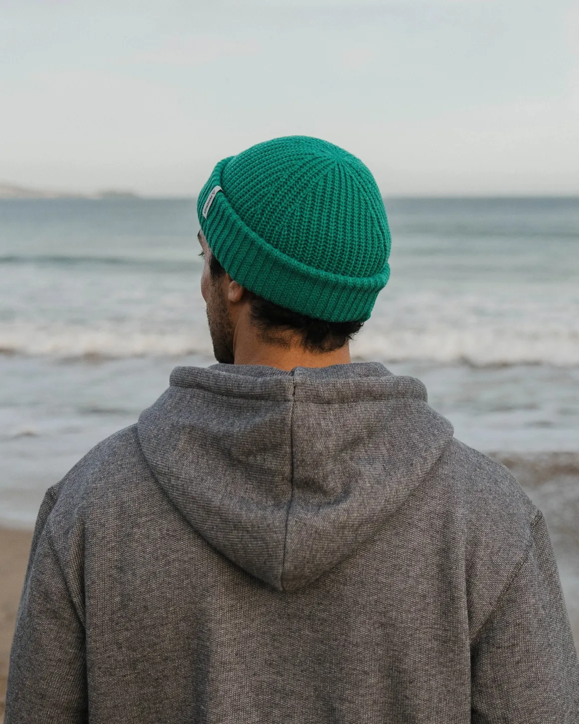 Heritage Textured Relaxed Fit Hoodie - Charcoal