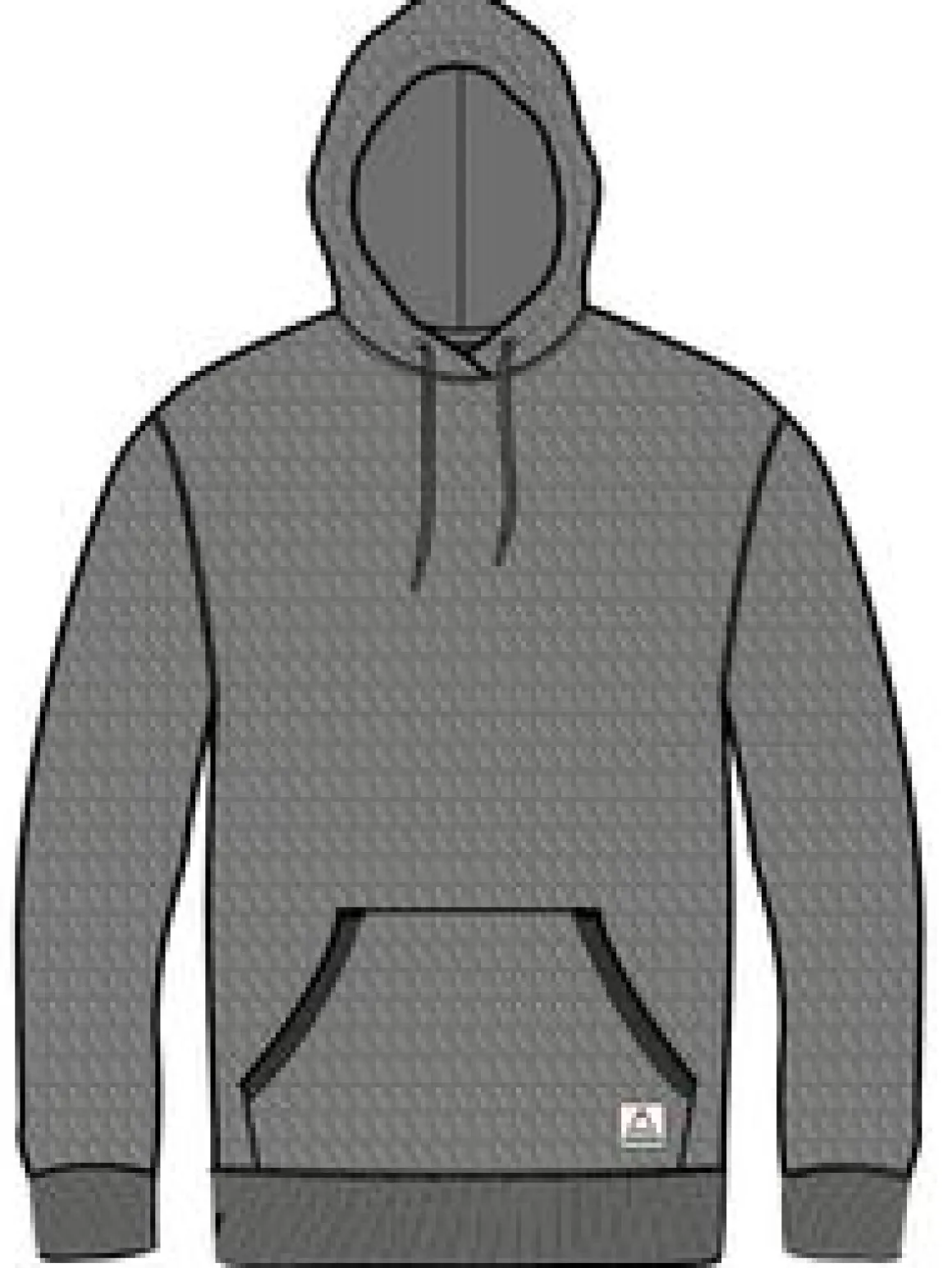 Heritage Textured Relaxed Fit Hoodie - Charcoal