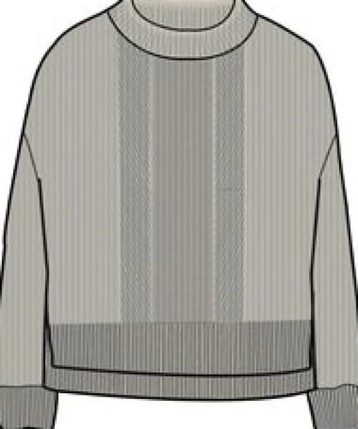 Hideout Oversized Recycled Knitted Sweater - Off White