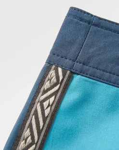 Hollow Recycled Boardshorts - Blue Pool