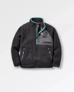 Home Recycled Sherpa Fleece - Black