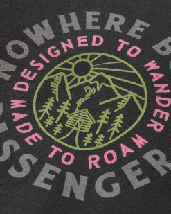 In The Woods Long Sleeve Hoodie - Black
