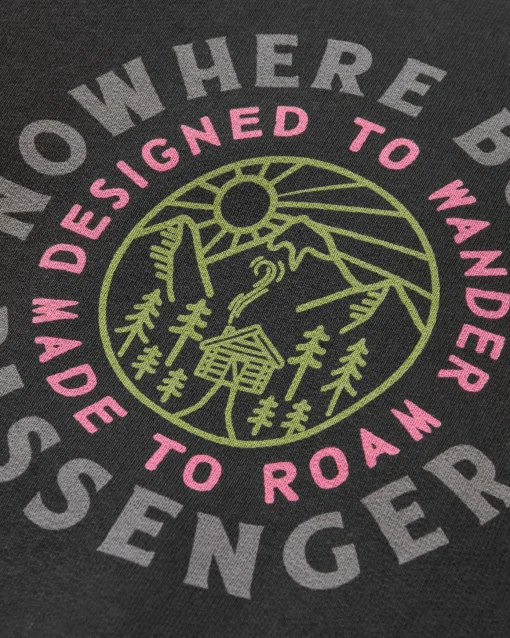 In The Woods Long Sleeve Hoodie - Black